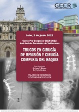Curso José Andrés Fernández de Valderrama: Trucos en cirugía de revisión y cirugía completa del raquis